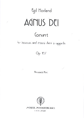 Agnus Dei op.167 for bassoon and