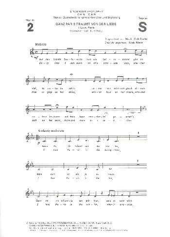 Ganz Paris träumt von der Liebe