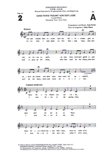 Ganz Paris träumt von der Liebe