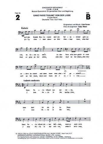 Ganz Paris träumt von der Liebe