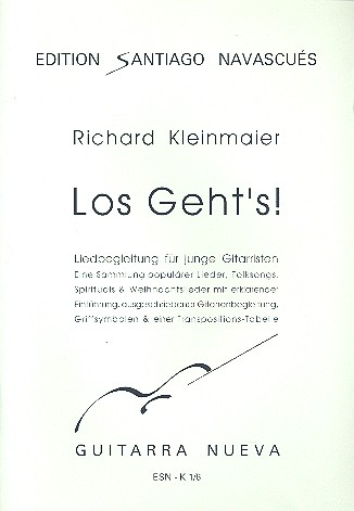 Los geht's für Gesang und Gitarre