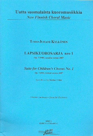 Suite no.1 op.7a for children's chorus