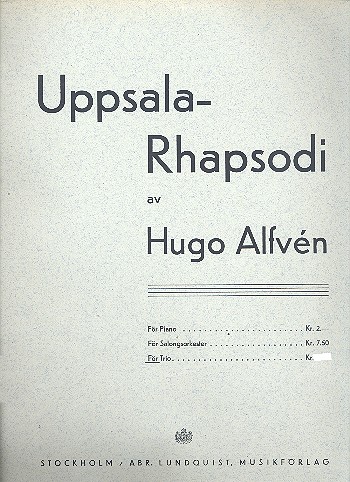 Uppsala Rhapsody for violin (clarinet in A),