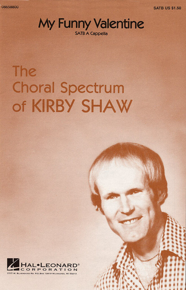 My funny Valentine for mixed chorus