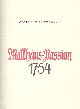 Matthäuspassion 1754