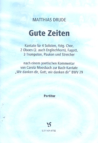 Gute Zeiten für Soli, gem Chor