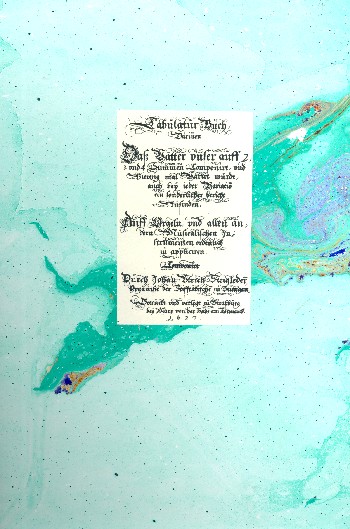 Tabulaturbuch Vater unser mit 40 Variationen