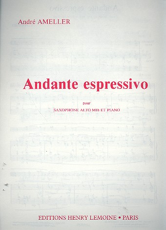 Andante espressivo pour saxophone alto