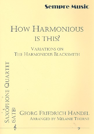 How harmonious is this for 4 saxophones