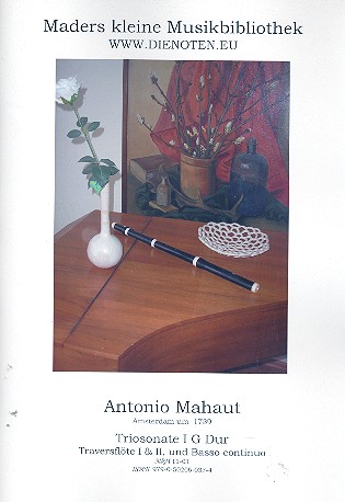 Triosonate G-Dur Nr.1 für 2 Traversflöten