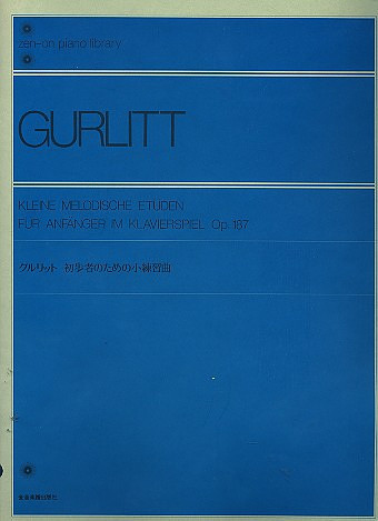 Kleine melodische Etüden für Anfänger im Klavierspiel op.187