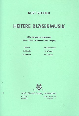 Heitere Bläsermusik für Flöte, Oboe,
