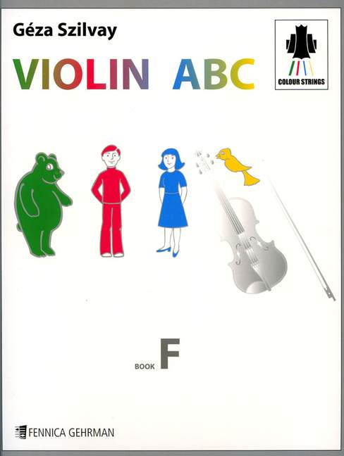 Colour Strings Violin ABC book F