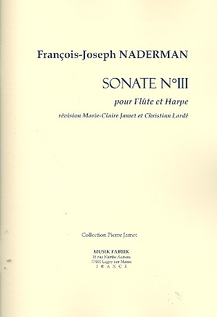 Sonate no.3 pour flûte et harpe