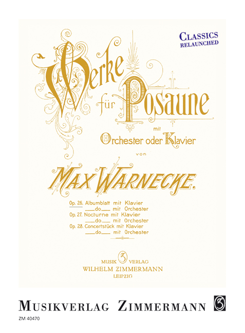 Albumblatt op.26 für Posaune und Orchester