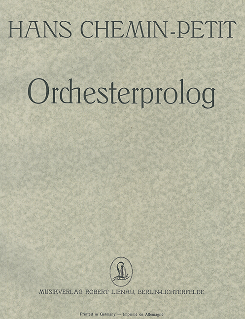 Orchesterprolog für Orchester