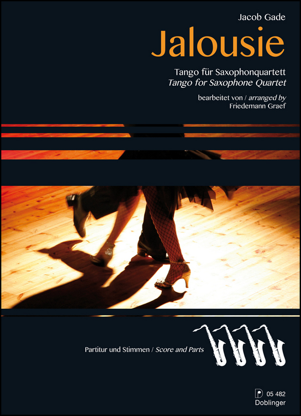 Jalousie für 4 Saxophone (SATBar)