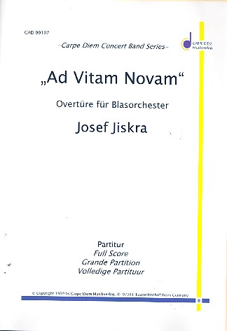 Ad vitam novam für Blasorchester