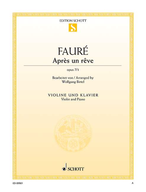 Après un rêve op.7,1