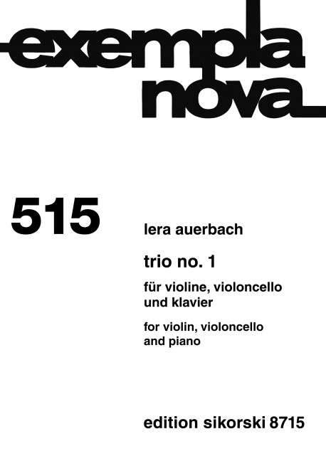 Trio Nr.1 für Violine, Violoncello