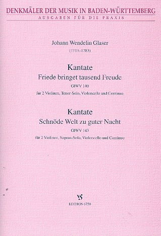2 Kantaten für Gesang, 2 Violinen,