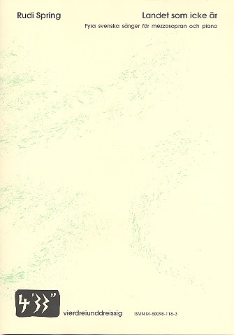 Landet som icke är op.58 für Mezzosopran