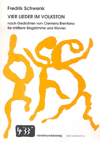 Lieder im Volkston für Gesang (mittel)