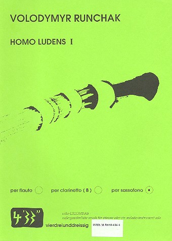 Homo ludens Nr.1 für Altsaxophon