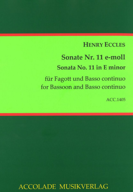 Sonate e-Moll Nr.11 für Fagott und Bc