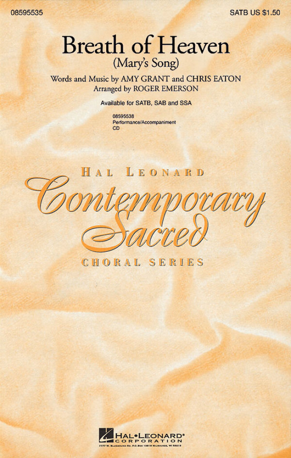 Breath of Heaven for mixed chorus