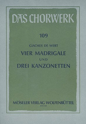 4 Madrigale und 3 Kanzonetten