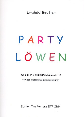 Partylöwen für 5-6 Blockflöten