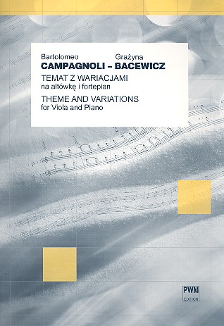 Thema und Variationen für Viola und Klavier