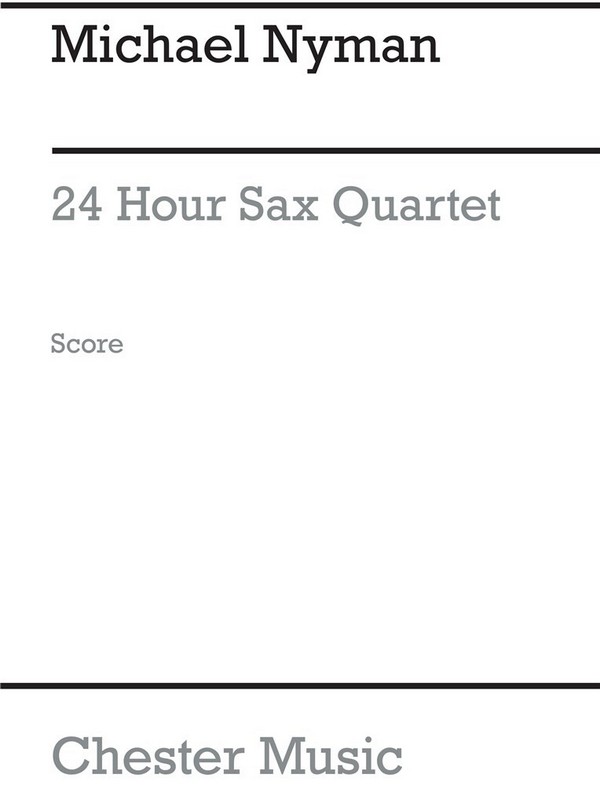 24 Hours Sax Quartet for 4 saxophones