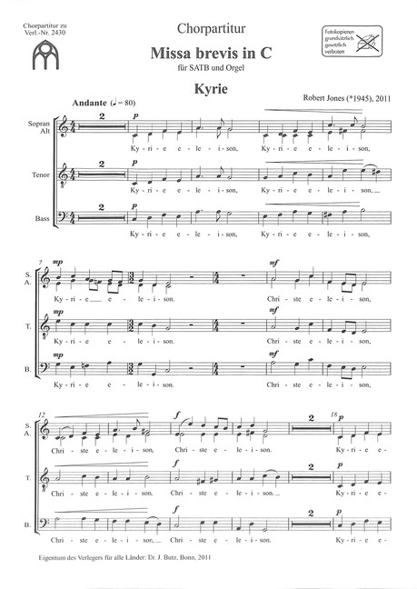 Missa brevis in C