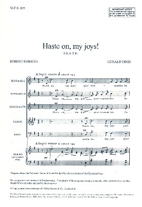 Seven Poems of Robert Bridges op. 17/6 MFS 825