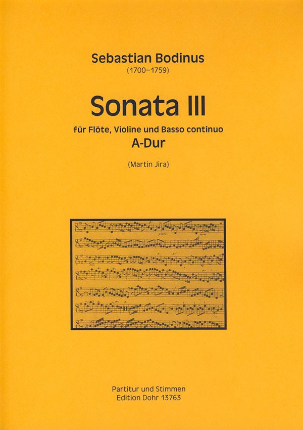 Sonate A-Dur Nr.3 für Flöte, Violine
