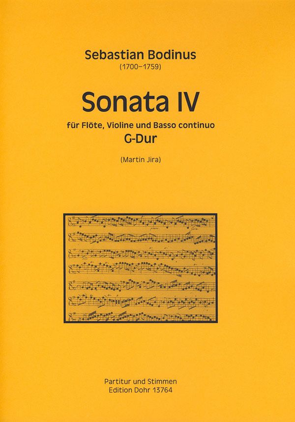 Sonate G-Dur Nr.4 für Flöte, Violine