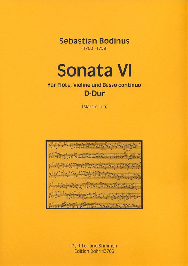 Sonate D-Dur Nr.6 für Flöte, Violine