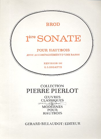 Sonate no.1 pour hautbois et basse