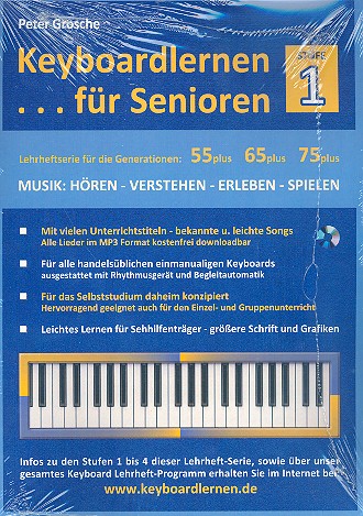 Keyboard lernen für Senioren Band 1 (+Download)
