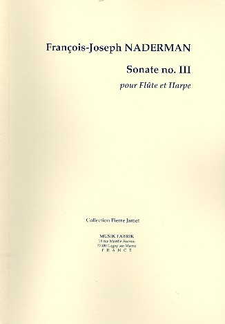 Sonate Nr.3 für Flöte und Harfe