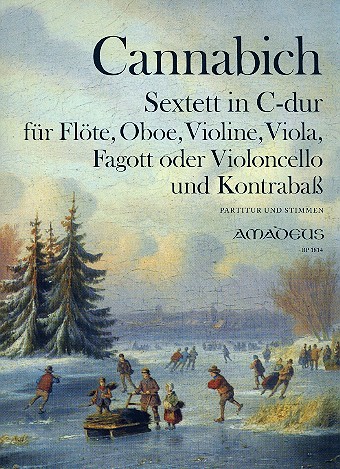 Sextett C-Dur für Flöte, Oboe, Violine, Viola,