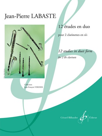 12 études en duo pour 2 clarinettes