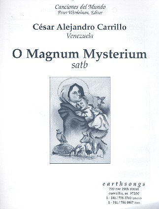 O magnum mysterium for mixed chorus