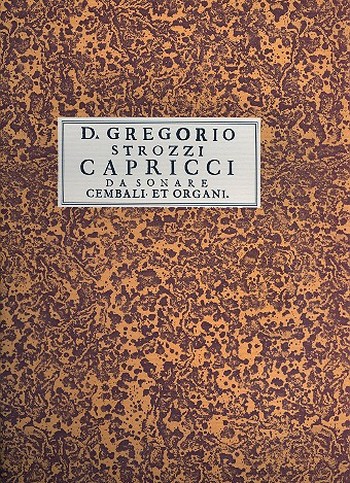 Capricci da sonare cembali et organi