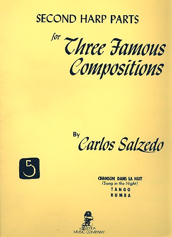 Second harp parts for 3 Famous Compositions