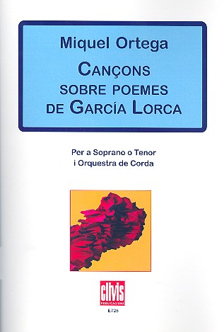 Cancons sobre poemes de García Lorca