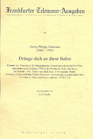 Dränge dich an diese Bahre für Soli,