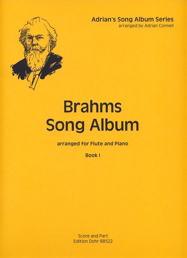 Brahms Song Album vol.1 for flute and piano
